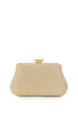 Fero Plise Kristal Clutch