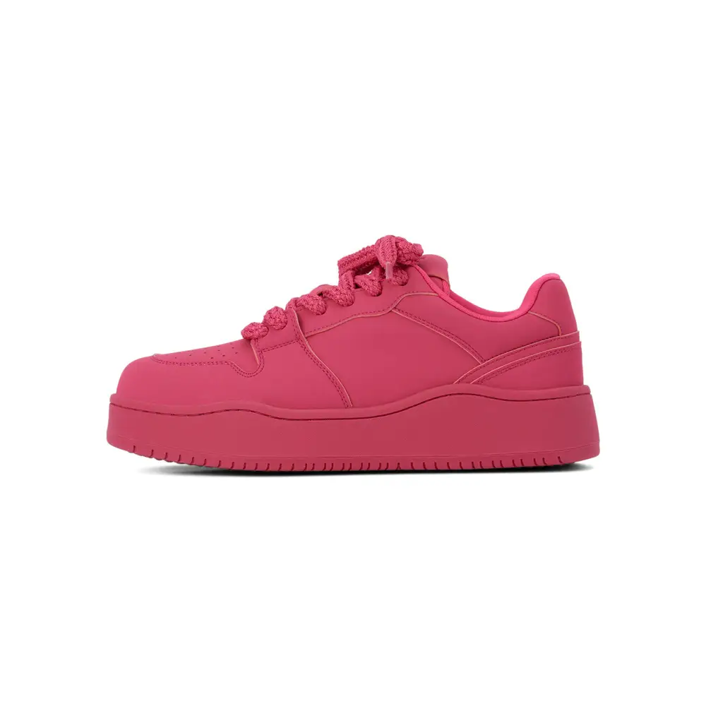 Bartolini sıcak pembe platform sneaker, chunky taban ile erkek sneaker tasarımı